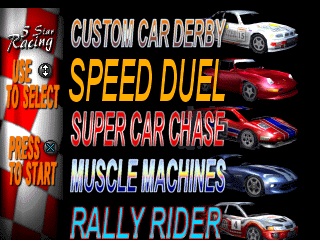 5 Star Racing screenshot 5 for Playstation